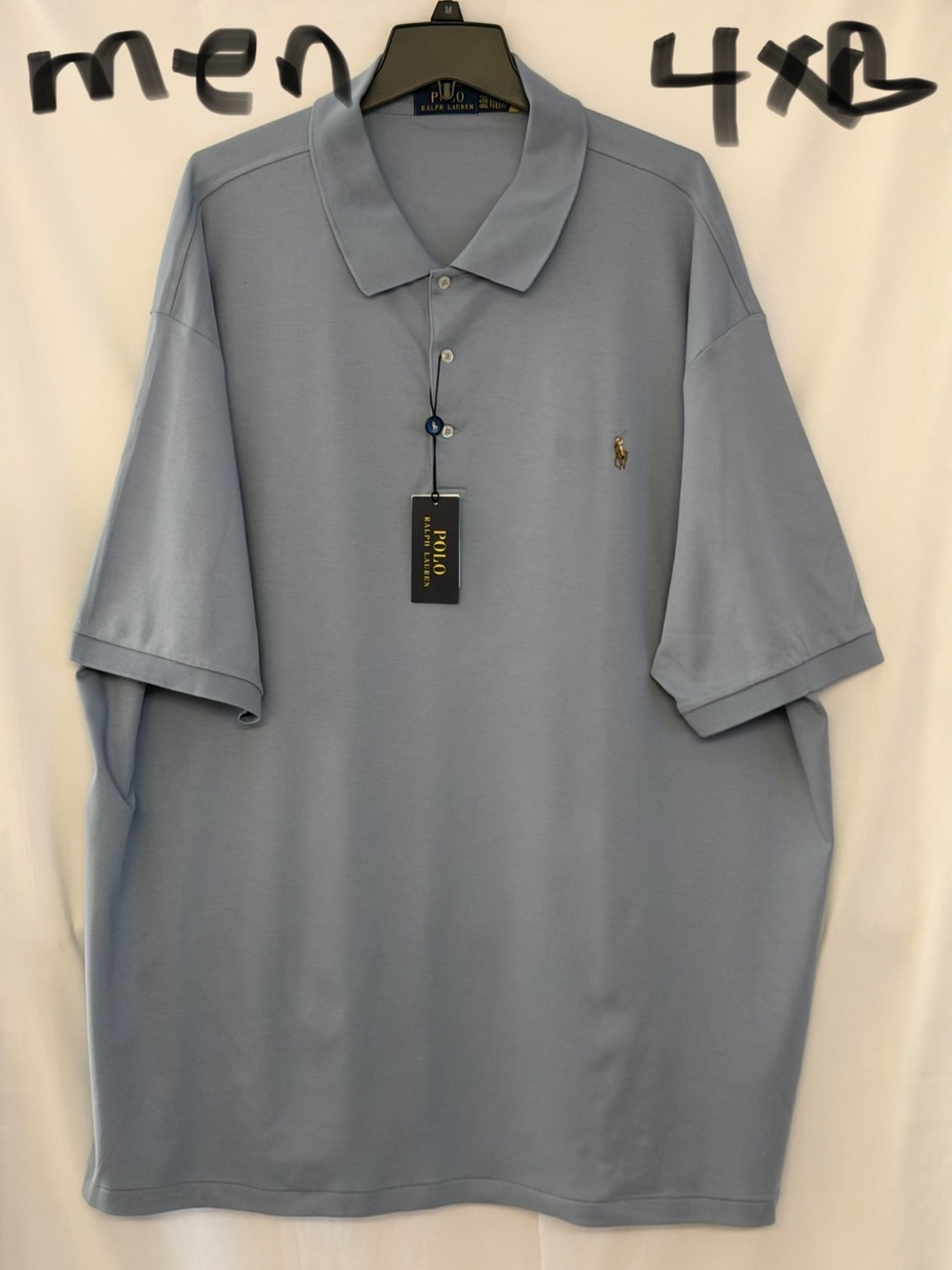 Polo by Ralph Lauren Men’s Light Blue Short-Sleeve Polo